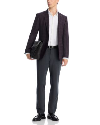 Slim Fit Tonal Plaid Sport Coat