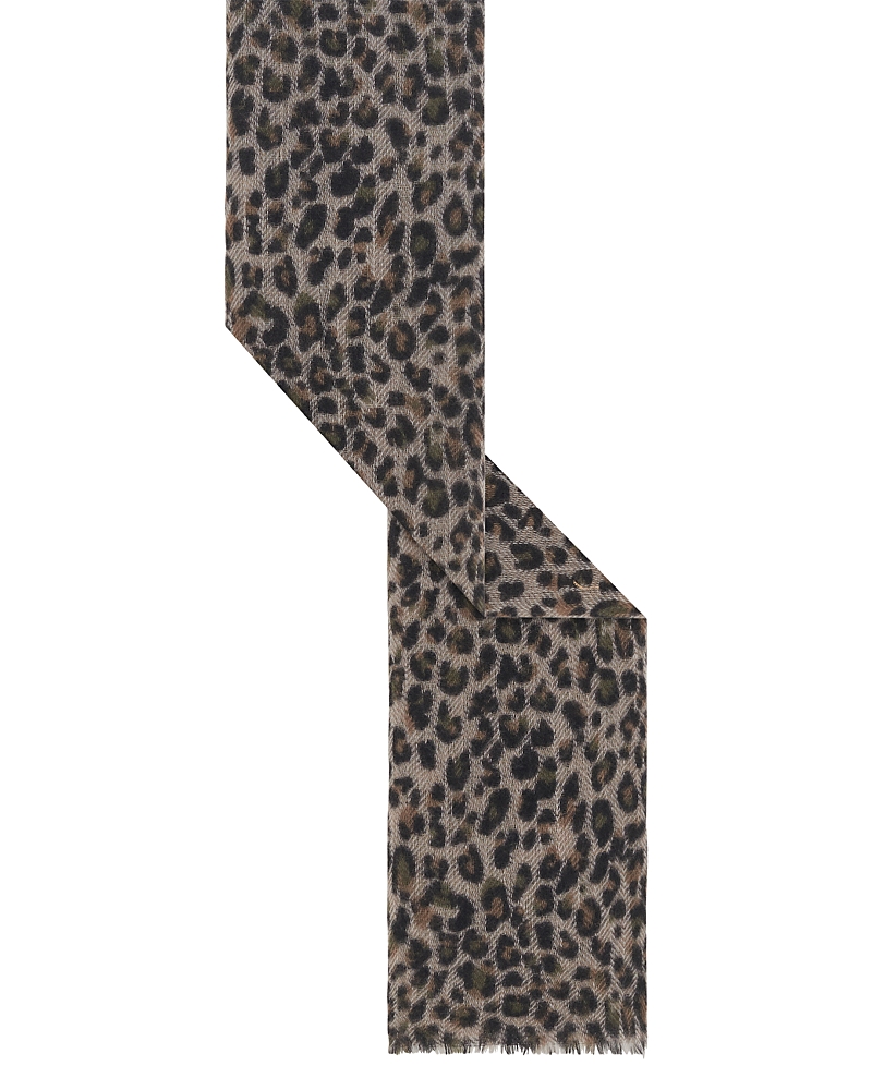Gerard Darel Rosalie Wool & Cashmere Scarf In Green