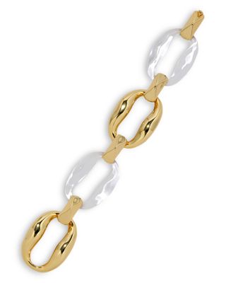 Liquid Lucite Statement Link Bracelet