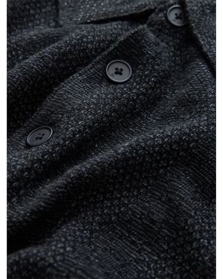 Jalen Jacquard Long Sleeve Polo Shirt