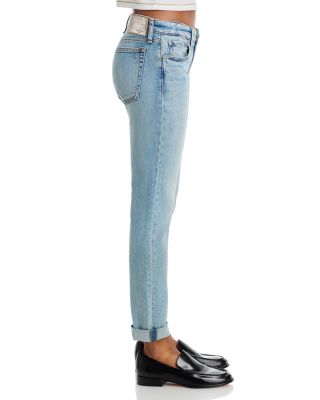 Dre Low Rise Slim Jeans in Daphne