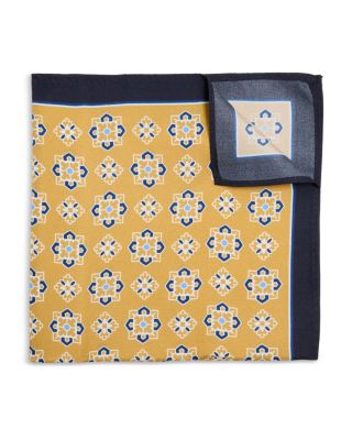 Medallion Silk Pocket Square - Exclusive