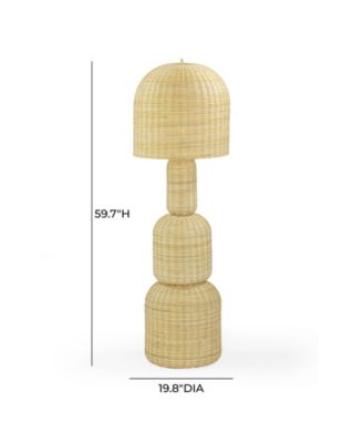 Kootu Natural Rattan Floor Lamp