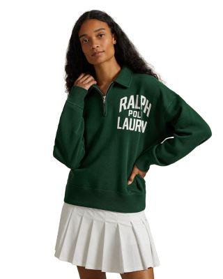 Logo Fleece Quarter Zip Sweatshirt