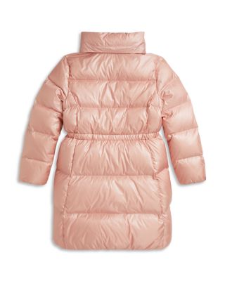 Girls' Down Hooded Long Jacket - Big Kid