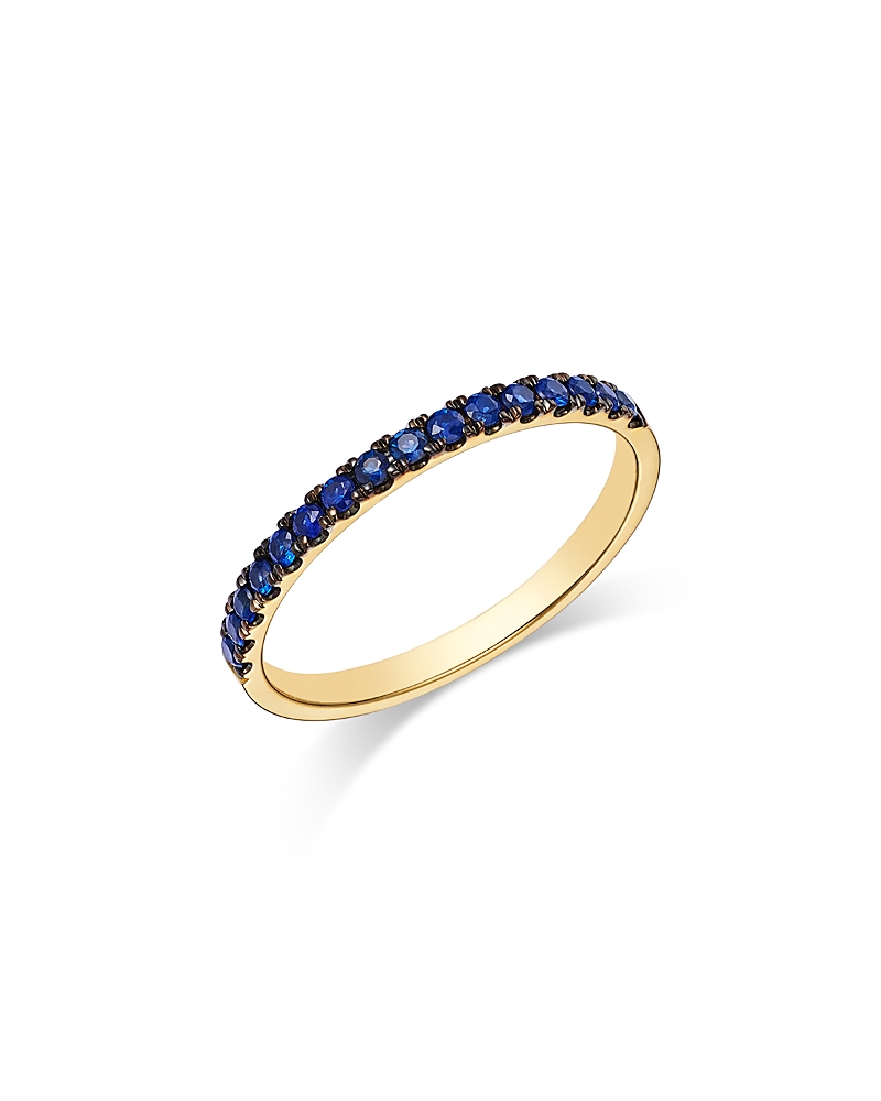 Bloomingdale's Fine Collection Blue Sapphire Stack Band in 14K Yellow Gold