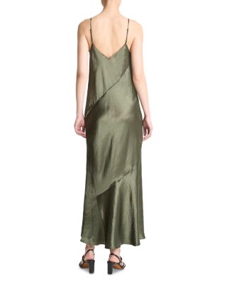 Paneled Bias Slip Dress