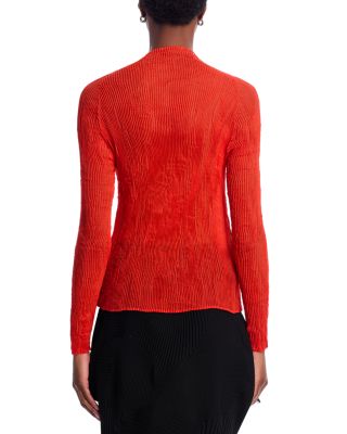 Chiffon Twist Pliss&eacute; Top