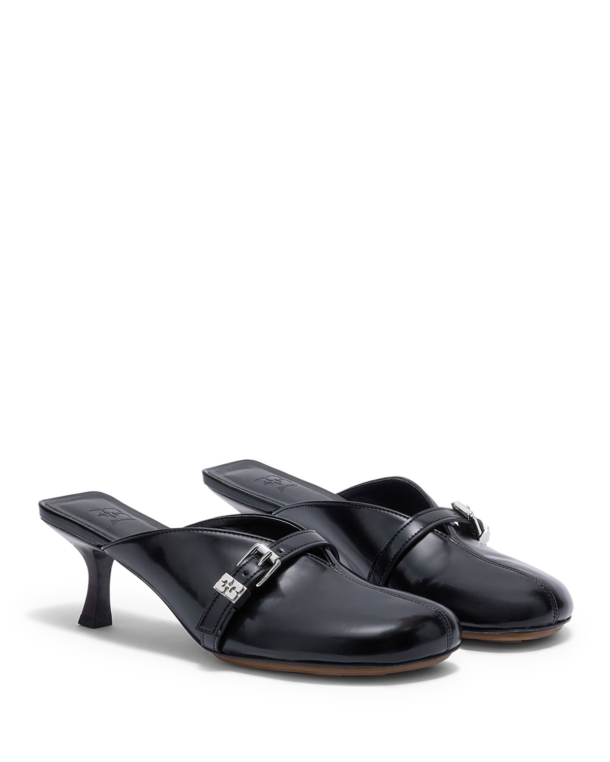 Ganni Sue Kitten Heel Mules