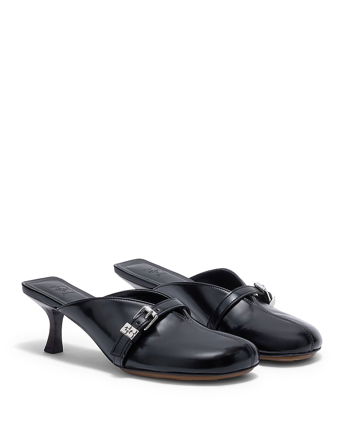Ganni Women's Sue Kitten Heel Mules