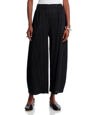 ISSEY MIYAKE/PLEATS PLEASE ブラック サルエルパンツ PLEATS PLEASE ISSEY MIYAKE Pleated Pants | Bloomingdale's