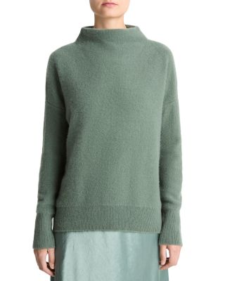 Boiled Cashmere Funnel Neck Sweater