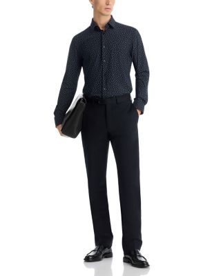 Hank Slim Fit Button-Front Performance Shirt