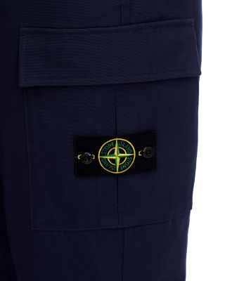 Relaxed Fit Trousers in Dark Blue