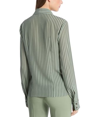 Striped Hansen Silk Shirt