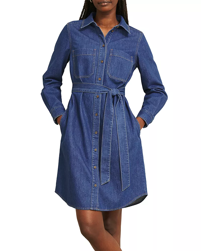 Hobbs London Francesca Denim Dress