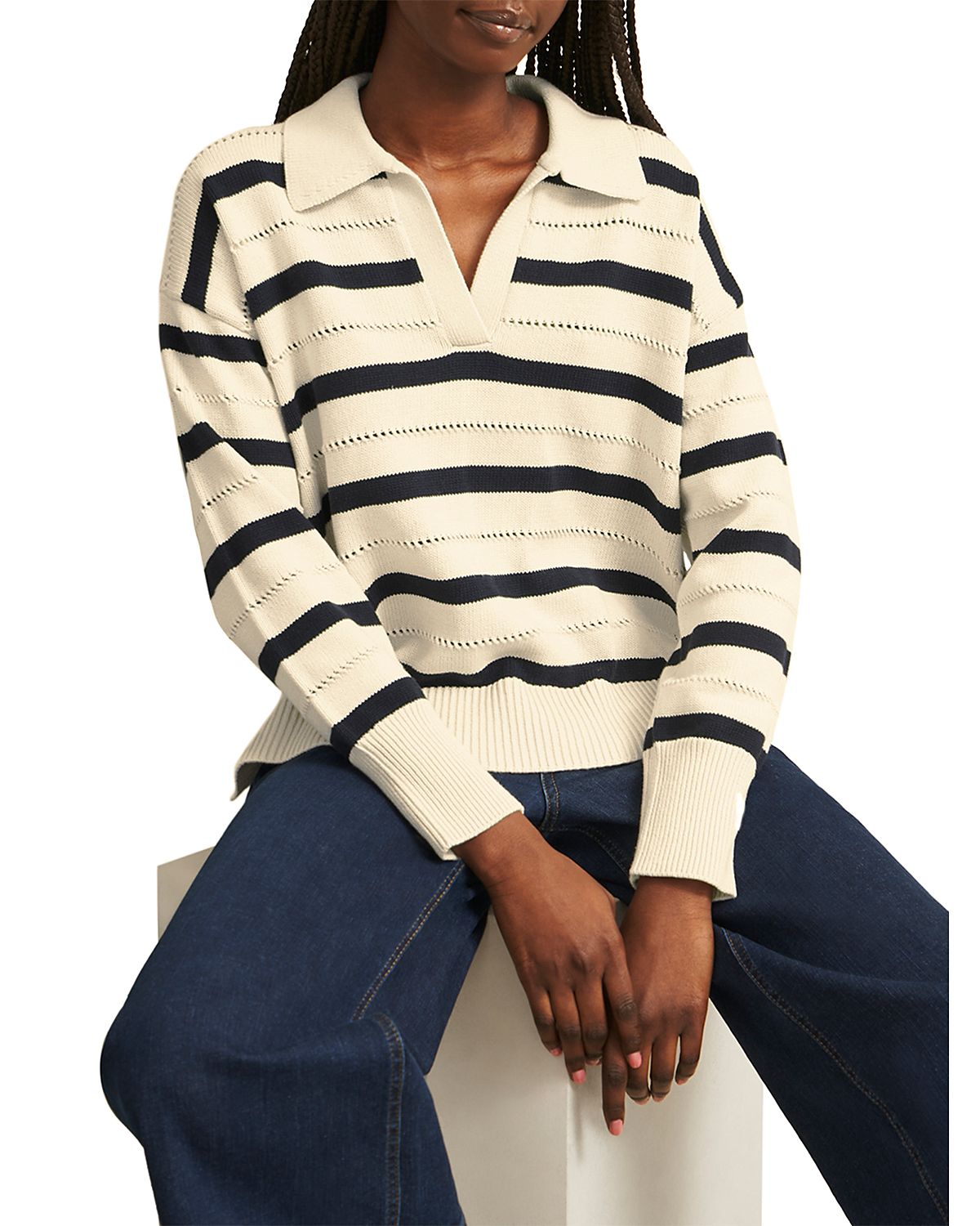 Hobbs London Beauford Polo Sweater