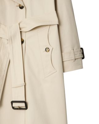 Long Gabardine Fitzrovia Trench Coat