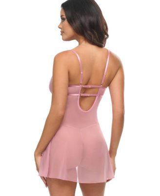  Jules Sheer Lace Babydoll Dress