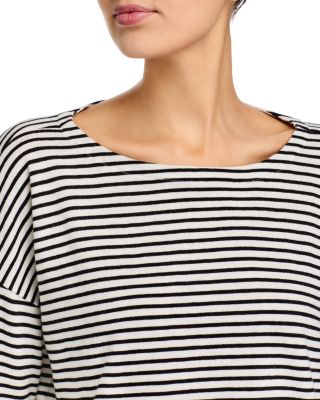 Striped Boat Neck Top