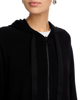 Cashmere Zip Front Hoodie