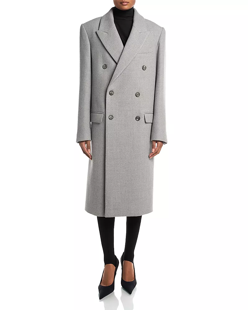 Wardrobe. nyc Classic Double Breasted Wool Coat