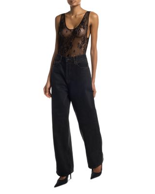 Low Rise Jeans in Black