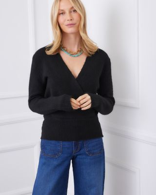 Faux Wrap Sweater