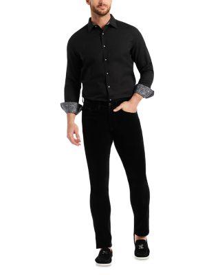 Celestial Straight Fit Velvet Pants