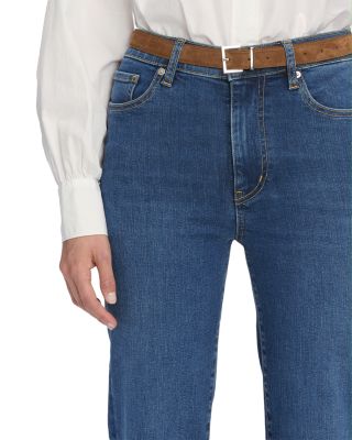 Pixie Le Sleek High Rise Straight Leg Jeans in Femma