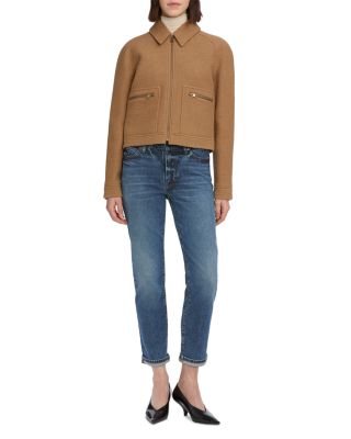 The Borrowed High Rise Ankle Slim Leg Jeans in Nebula