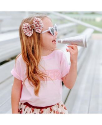 Girls' Cheer Pearl Patch Short Sleeve T-Shirt - Baby