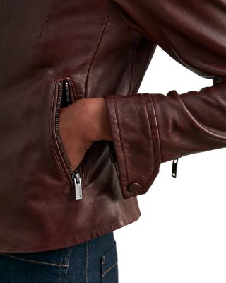 Astra Fitted Leather Jacket