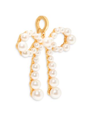 One in a Million Imitation Pearl Bow Charm