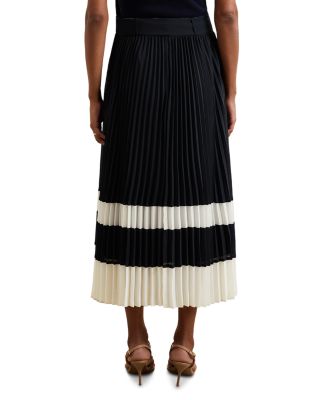 Goldie Pleated Midi Skirt