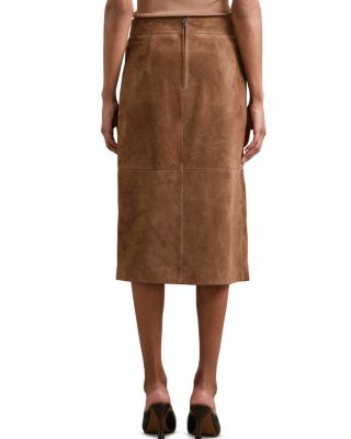 Miley Suede Midi Skirt