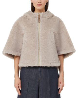 Petalo Hooded Teddy Cape
