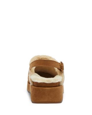 Women's Sculpted C Suede Platform Clogs