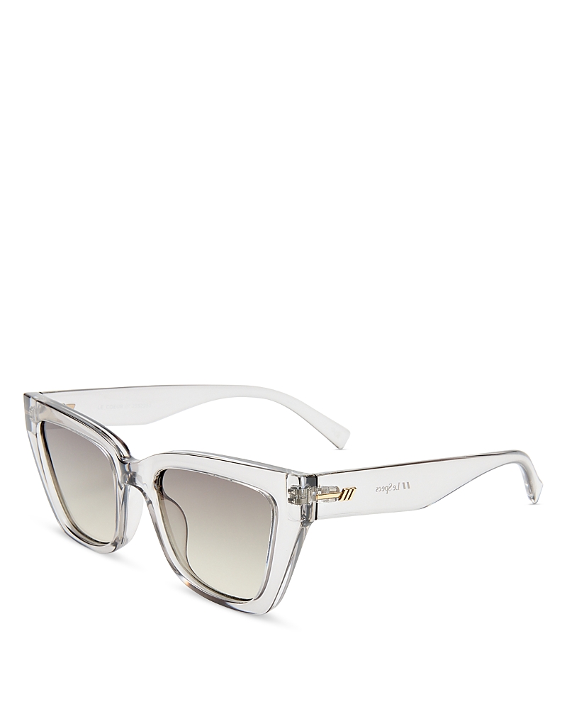 Le Specs Le Coeur Cat Eye Sunglasses, 53mm In Gray