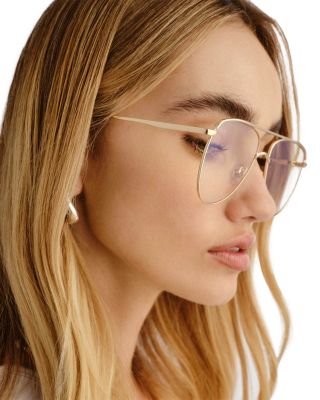 The Duke Rectangular Blue Light Glasses, 57mm