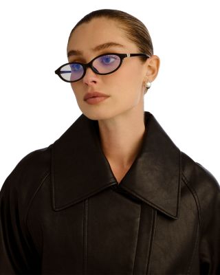 Duskfall Oval Blue Light Glasses, 55mm