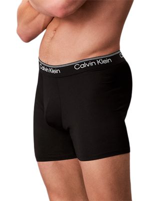 Microfiber Stretch Boxer Briefs, Pack of 3