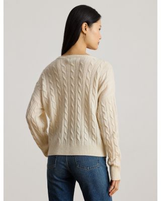 Cable-Knit Wool-Cashmere Sweater