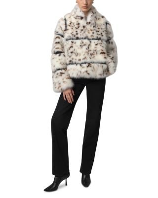 Sai Snow Leopard Coat