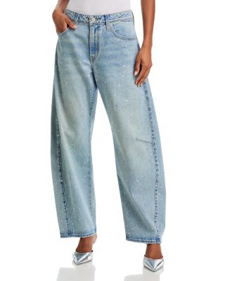 Baggy Dad Barrel Jeans in Dazzle Me