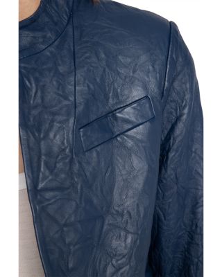 Veryn Cuir Froisse Leather Jacket