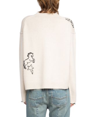 Markuz Western Cashmere Crewneck Sweater