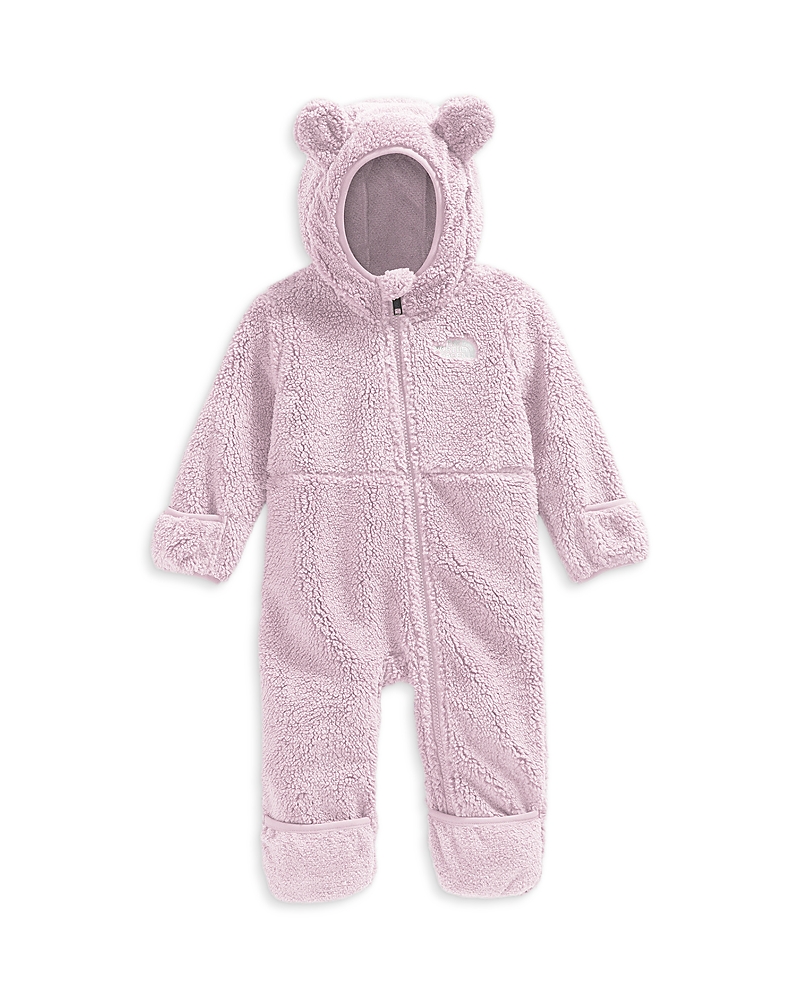 The North Face Unisex Baby Campshire One Piece Hooded Footie - Baby In Pink