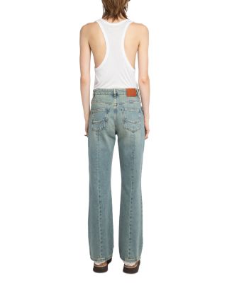 Evy Low Rise Bootcut Jeans in Light Blue