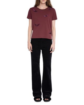 Alys HC Embroidery Wings Top